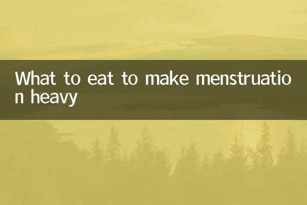 Que comer para que la menstruación sea abundante