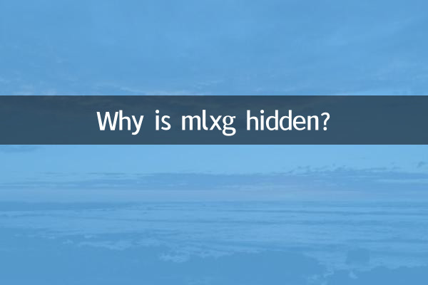 mlxg는 왜 숨겨졌나요?