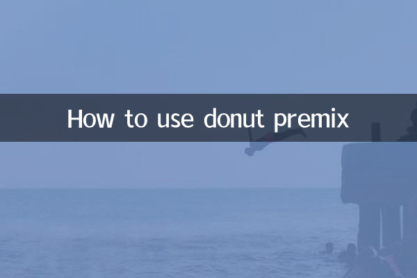 Come utilizzare il premiscelato per ciambelle