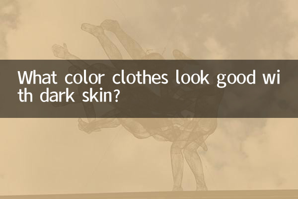 黒い肌には何色の服が似合いますか？