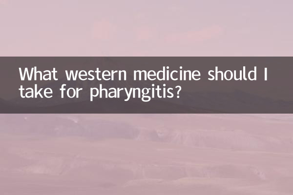 ¿Qué medicamento occidental debo tomar para la faringitis?