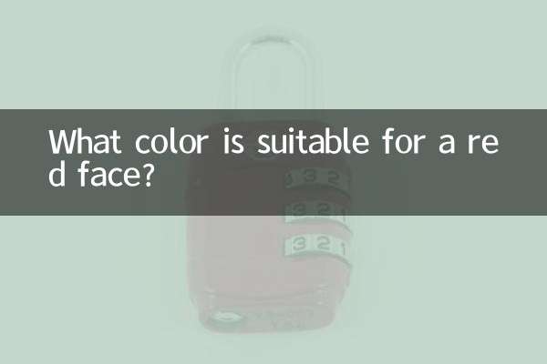 赤ら顔に似合う色は何色でしょうか？