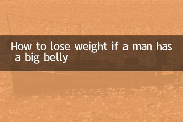 Wie man Gewicht verliert, wenn ein Mann einen dicken Bauch hat