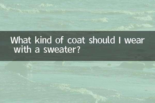 Che tipo di cappotto dovrei indossare con un maglione?