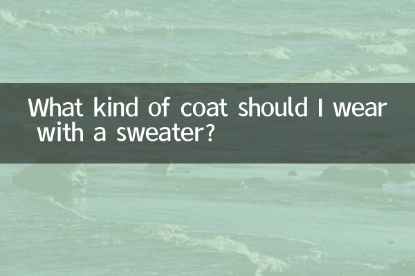 Che tipo di cappotto dovrei indossare con un maglione?