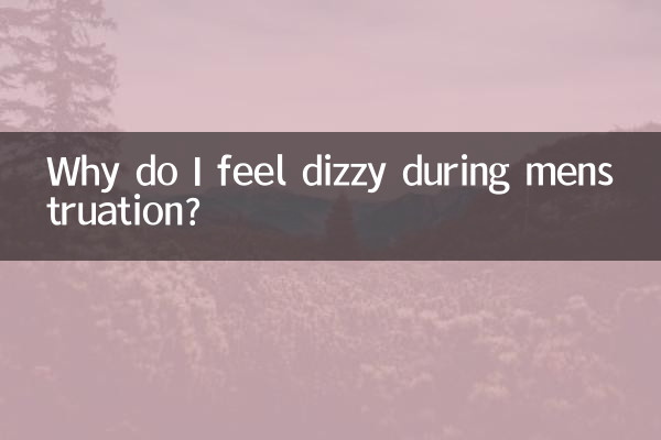 Perché ho le vertigini durante le mestruazioni?