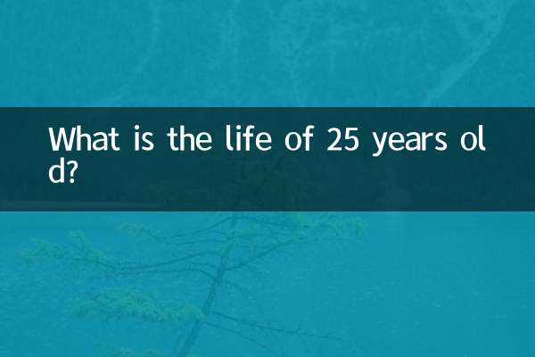 Qual è la vita di 25 anni?