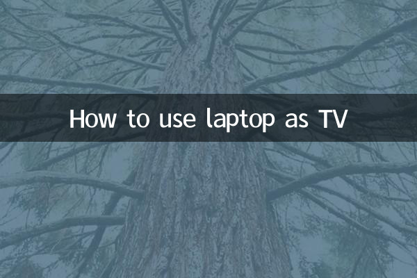 노트북을 TV로 사용하는 방법