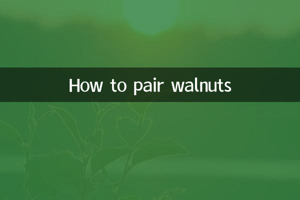 Come abbinare le noci