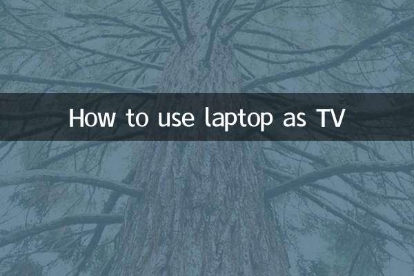 노트북을 TV로 사용하는 방법