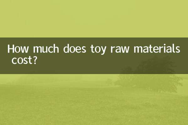 玩具原料多少錢