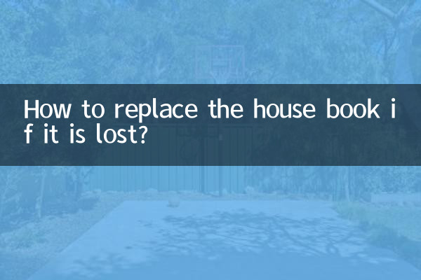 Wie ersetzt man das Hausbuch, wenn es verloren geht?