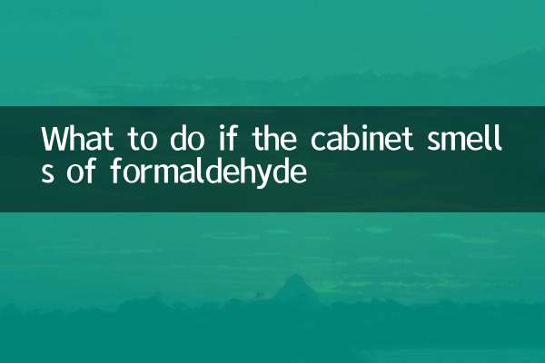 Cosa fare se l'armadio odora di formaldeide