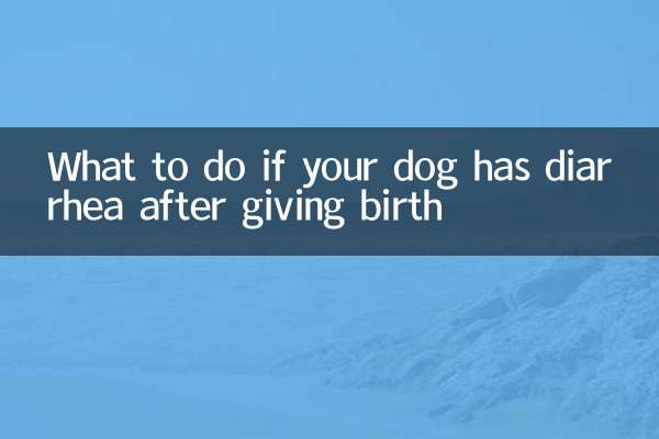 জন্ম দেওয়ার পরে আপনার কুকুরের ডায়রিয়া হলে কী করবেন