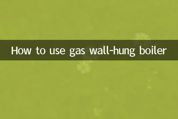 Как пользоваться газовым настенным котлом