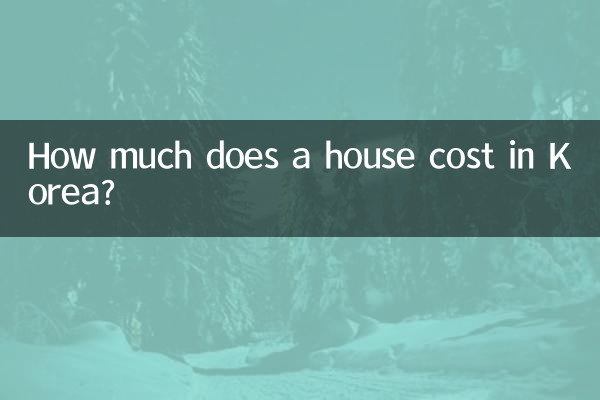 كم تكلفة المنزل في كوريا؟
