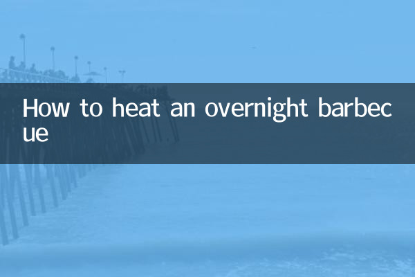 So erhitzen Sie einen Grillabend über Nacht