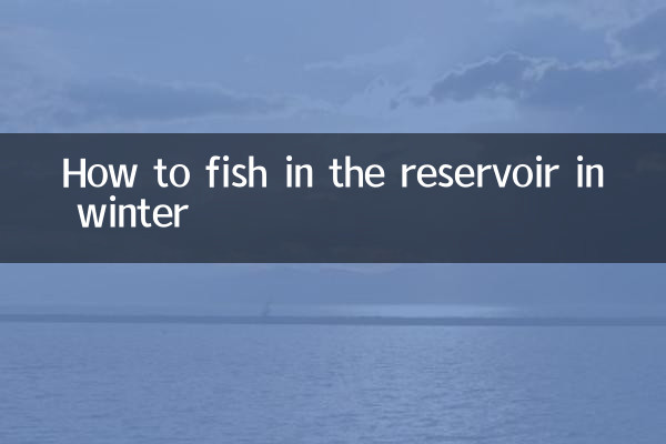 冬天水庫怎麼釣魚