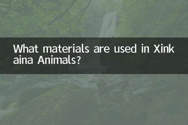 Quali materiali sono utilizzati in Xinkaina Animals?