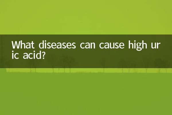 কোন রোগের কারণে উচ্চ ইউরিক অ্যাসিড হতে পারে?