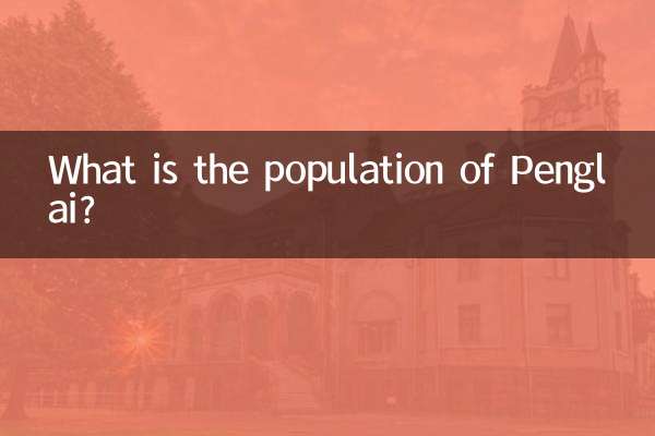 蓬莱有多少人口