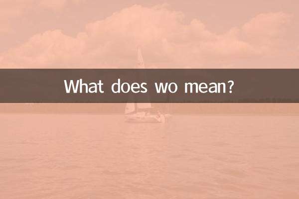 Cosa significa wo?