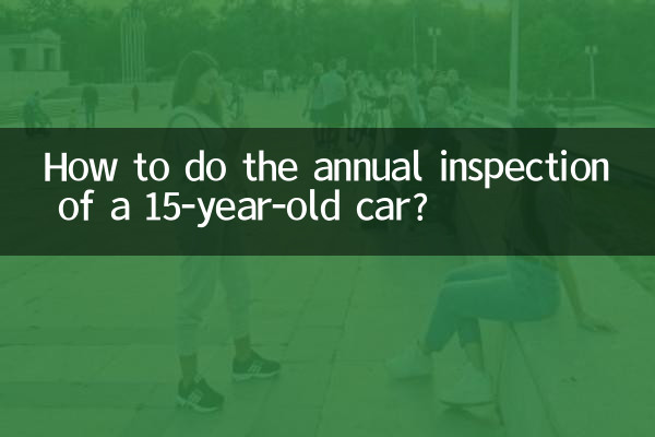 Como fazer a inspeção anual de um carro com 15 anos?