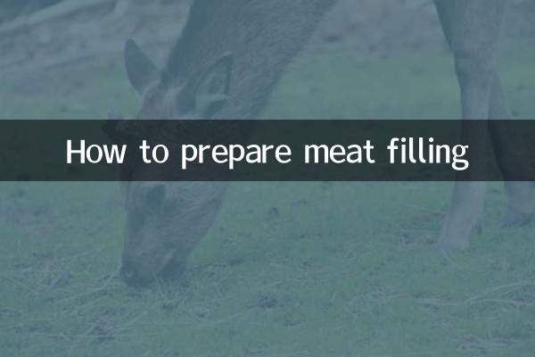 Cómo preparar relleno de carne