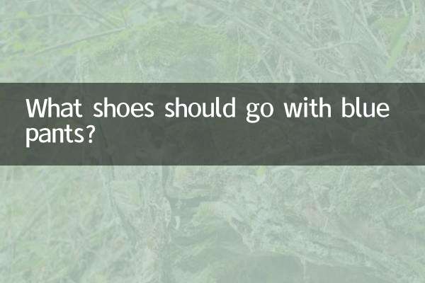 نیلے رنگ کی پتلون کے ساتھ کون سے جوتے جانا چاہئے؟