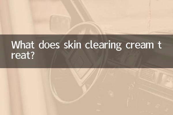 What does skin clearing cream treat?