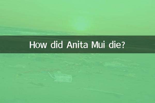 अनीता मुई की मृत्यु कैसे हुई?