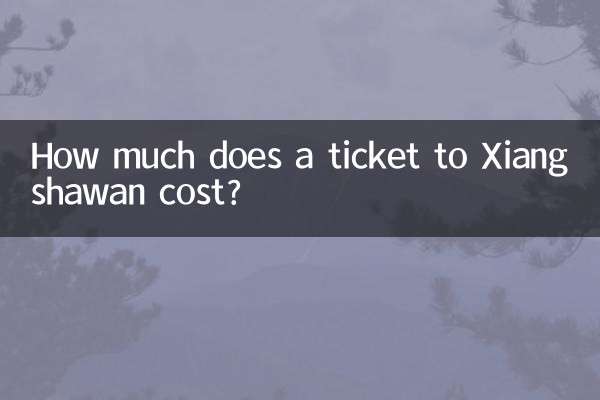 Combien coûte un billet pour Xiangshawan ?