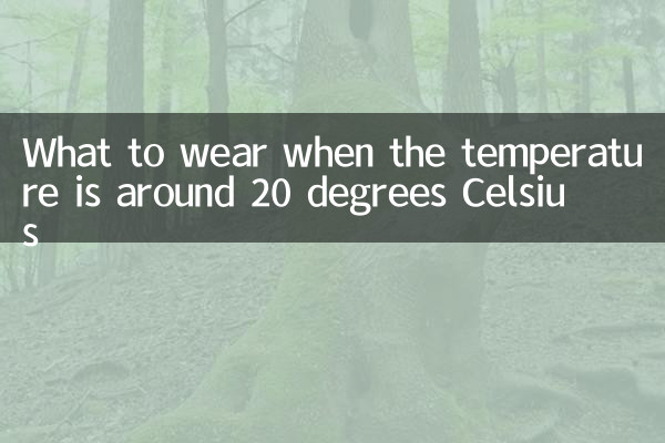 তাপমাত্রা প্রায় 20 ডিগ্রি সেলসিয়াস হলে কী পরবেন