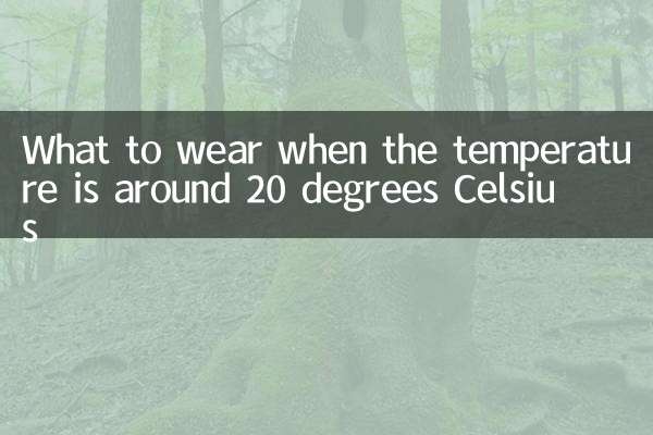 তাপমাত্রা প্রায় 20 ডিগ্রি সেলসিয়াস হলে কী পরবেন