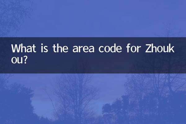 Wie lautet die Vorwahl von Zhoukou?