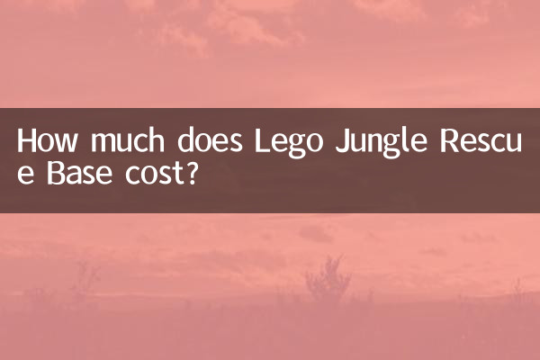 Combien coûte la base de sauvetage Lego Jungle ?