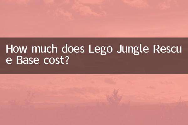 Combien coûte la base de sauvetage Lego Jungle ?