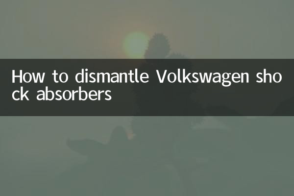 Comment démonter les amortisseurs Volkswagen