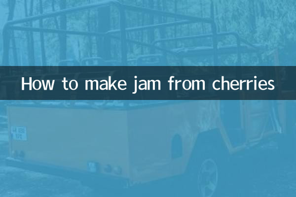 How to make jam from cherries