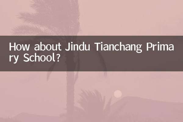 जिंदू तियानचांग प्राइमरी स्कूल के बारे में क्या ख्याल है?