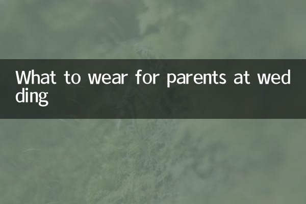 বিয়েতে বাবা-মায়ের জন্য কী পরবেন