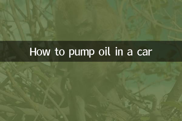 How to pump oil in a car