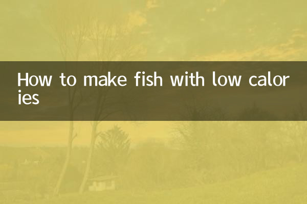 How to make fish with low calories