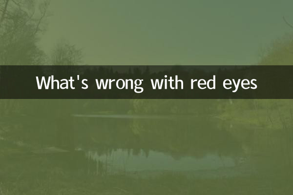 Quel est le problème avec les yeux rouges