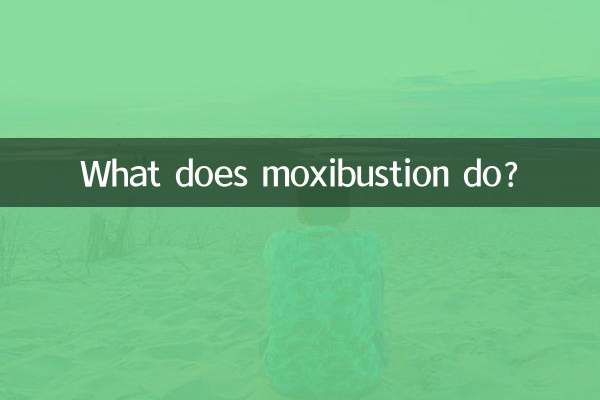moxibustion استعمال کرنے کا کیا اثر ہے؟