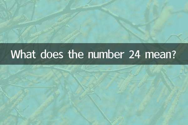 24という数字にはどんな意味があるのでしょうか？