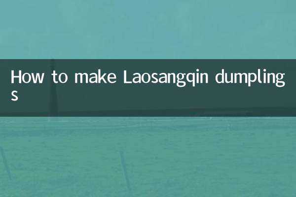 라오상친 만두 만드는 법