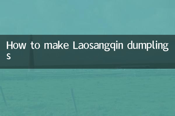 Cómo hacer albóndigas Laosangqin