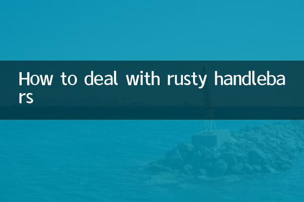 Wie man mit rostigen Lenkern umgeht