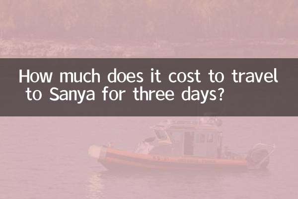 ¿Cuánto cuesta viajar a Sanya durante tres días?